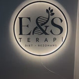 Custom Business Logo Sign, Backlit Acrylic Sign, Personalized Business Name Sign, Salon Wall Decor, Office Sign, Storefront Sign