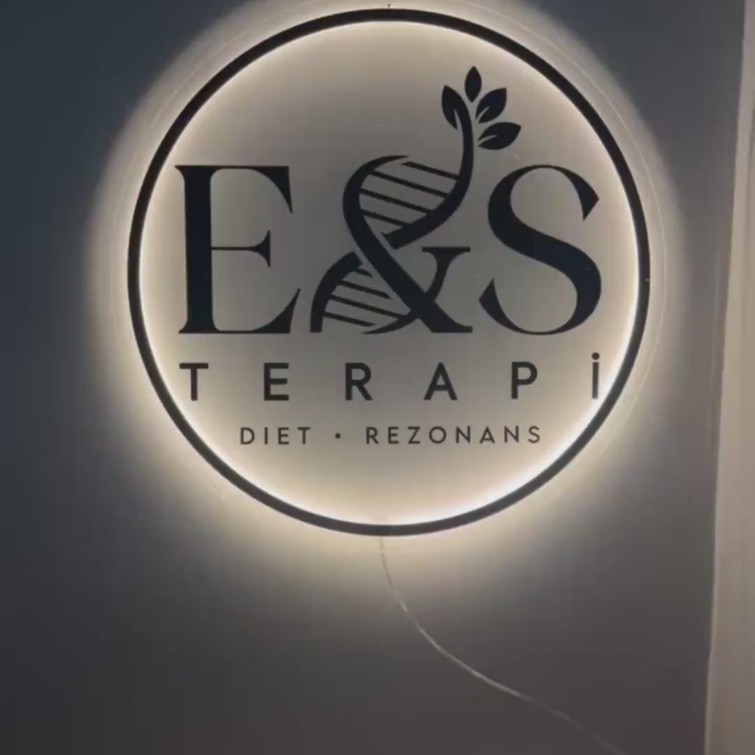 Custom Business Logo Sign, Backlit Acrylic Sign, Personalized Business Name Sign, Salon Wall Decor, Office Sign, Storefront Sign