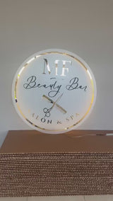 Custom Beauty Studio Neon Sign, Acrylic Salon Backlit Sign, Business Logo Signs, Wall and Door Office Sign, Wall LED Salon logo sign